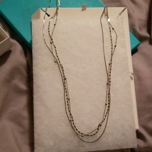 3 strand long necklace